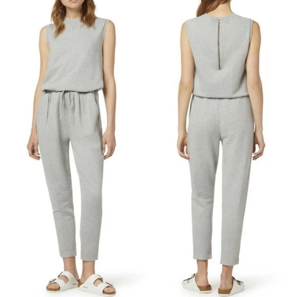 Joe's Jeans Pants - B722 NWT Ret $198 Joe's Jeans Marnie Cotton Tank Jumpsuit Heather Grey Sz Small
